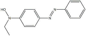 N-HYDROXY-N-ETHYL-4-AMINOAZOBENZENE 结构式