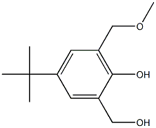 4-TERT-BUTYL-2-HYDROXYMETHYL-6-METHOXYMETHYL-PHENOL 结构式