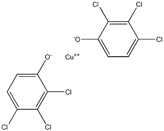 TRICHLOROPHENOL,COPPERSALT 结构式