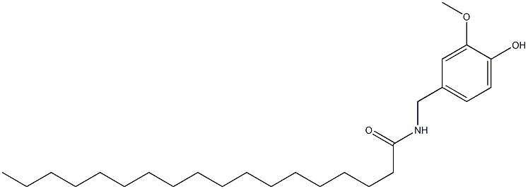 VANILLYLOCTADECANAMIDE 结构式