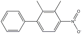 3,2-DIMETHYL-4-NITROBIPHENYL 结构式