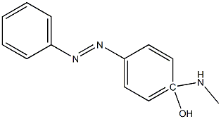 4'-HYDROXY-N-METHYL-4'-AMINOAZOBENZENE 结构式