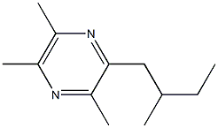 3,5,6-TRIMETHYL-2-(2-METHYLBUTYL)PYRAZINE 结构式