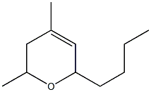 PYRAN,6-BUTYL-3,6-DIHYDRO-2,4-DIMETHYL- 结构式