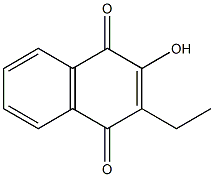 2-HYDROXY-3-ETHYL-1,4-NAPHTOQUINONE 结构式
