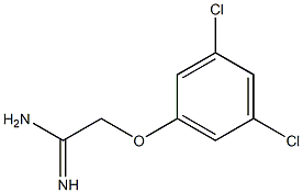 2-(3,5-DICHLOROPHENOXY)ACETAMIDINE 结构式