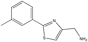 (2-m-Tolyl-thiazol-4-yl)methylamine 结构式