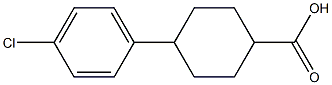 4-(4-Chlorophenyl)cyclohexan-1-carboxylicacid 结构式