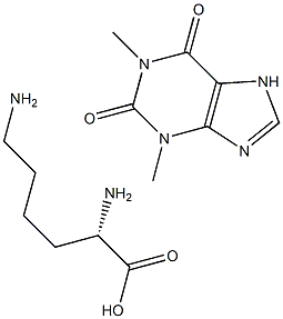 赖氨酸茶碱 结构式