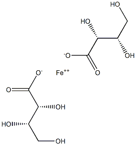 L-苏糖酸亚铁 结构式