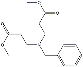 3,3-(苄基亚氨基)二丙酸二甲酯 结构式