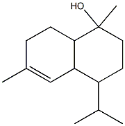 1,6-dimethyl-4-propan-2-yl-3,4,4a,7,8,8a-hexahydro-2H-naphthalen-1-ol 结构式