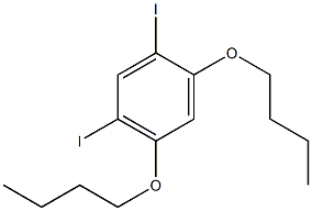 1,5-DIIODO-2,4-DIBUTOXYBENZENE 结构式