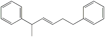 [(E)-6-phenylhex-3-en-2-yl]benzene 结构式