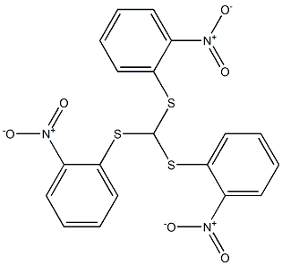 tris(2-nitrophenylthio)methane 结构式