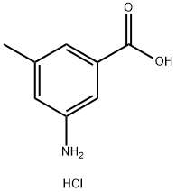3-Amino-5-methylbenzoic acid 结构式