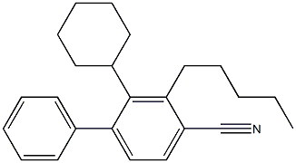 戊基环己基联苯氰 结构式