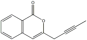 3-but-2-ynylisochromen-1-one 结构式