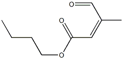 3-Formyl crotonic acid butyl ester 结构式
