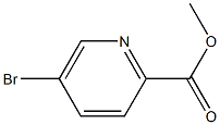 5-溴-2-吡啶甲酸甲酯 结构式