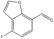 4-氟-7-甲酰基苯并呋喃 结构式