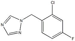 1-(2-Chloro-4-fluoro-benzyl)-1H-[1,2,4]triazol- 结构式