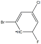 2-Bromo-4-chloro-6-fluorophenyl 结构式