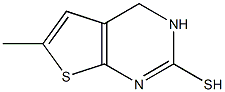 2-Mercapto-6-methyl-3H-thieno[2,3-d]pyrimidin- 结构式