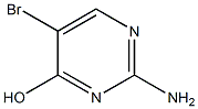 2-amino-5-bromopyrimidin-4-ol 结构式