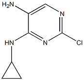 2-chloro-N4-cyclopropylpyrimidine-4,5-diamine 结构式