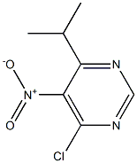 4-chloro-6-(1-methylethyl)-5-nitropyrimidine 结构式