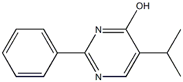 5-(1-methylethyl)-2-phenylpyrimidin-4-ol 结构式