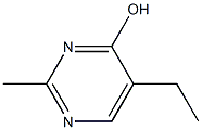 5-ethyl-2-methylpyrimidin-4-ol 结构式