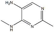 N4,2-dimethylpyrimidine-4,5-diamine 结构式