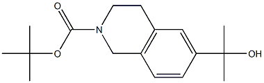 tert-butyl 6-(1-hydroxy-1-methylethyl)-3,4-dihydroisoquinoline-2(1H)-carboxylate 结构式