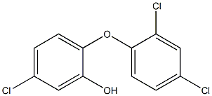 2,4,4'-Trchloro-2'-hydroxydiphenylether 结构式
