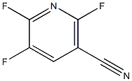 2,5,6-TRIFLUORO-NICOTINONITRILE 结构式
