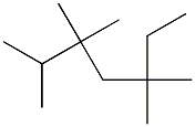 2,3,3,5,5-pentamethylheptane 结构式