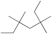 3,3,5,5-tetramethylheptane 结构式