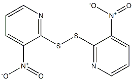 PYRIDINE, 2,2''-DITHIOBIS [3-NITRO-] 结构式