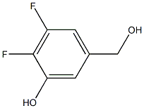 4,5-DIFLUORO-3-HYDROXYBENZYL ALCOHOL 结构式