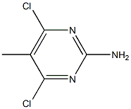 2-AMINO-5-METHYL-4,6-DICHLOROPYRIMIDINE 结构式