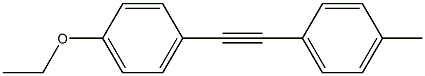 1-ETHOXY-4-[(4-METHYLPHENYL)ETHYNYL]BENZENE 结构式