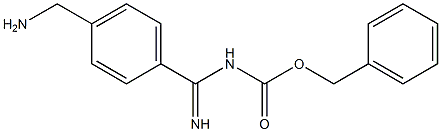 4-AMINOMETHYL-1-[N-BENZYLOXYCARBONYL AMIDINO]BENZENE 结构式