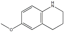 1,2,3,4-四氫-6-甲氧喹啉 结构式