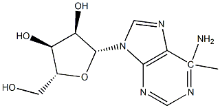 6-甲腺苷 结构式
