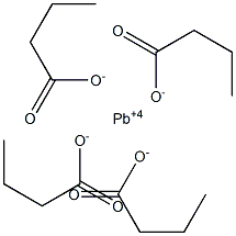 丁酸鉛(IV) 结构式
