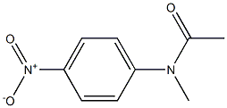 N-甲對硝-N-乙醯苯胺 结构式