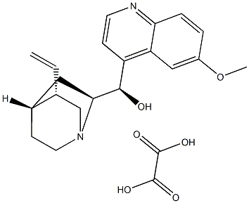 奎寧新草酸鹽 结构式