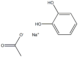 兒茶酚乙酸鈉 结构式